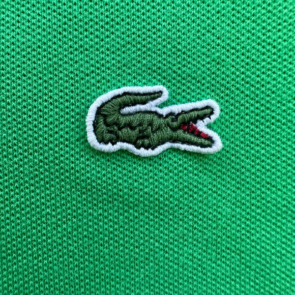 GUC - Green Lacoste Polo Shirt - Size Women’s M - Picture 4 of 8